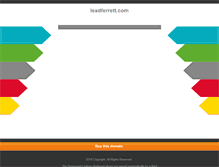 Tablet Screenshot of leadferrett.com